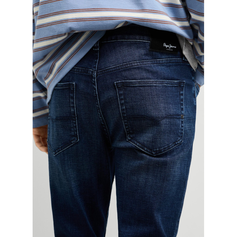 VAQUERO HOMBRE PEPE JEANS STANLEY FIT TAPER TIRO REGULAR