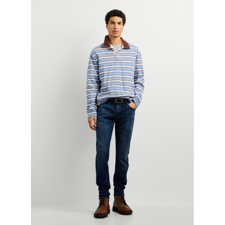 VAQUERO HOMBRE PEPE JEANS STANLEY FIT TAPER TIRO REGULAR