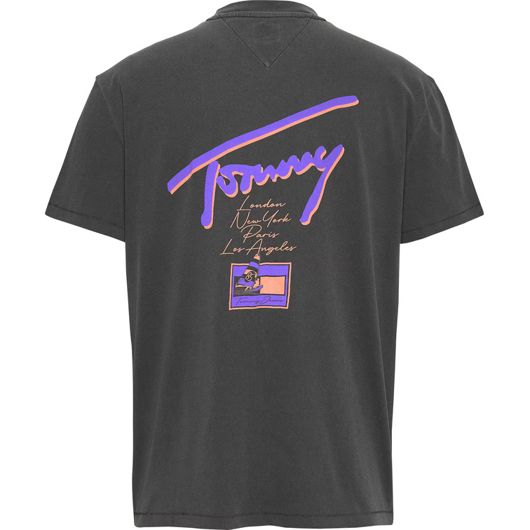 CAMISETA AMPLIA HOMBRE TOMMY JEANS LOGO GRÁFICO
