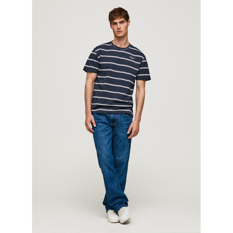 CAMISETA ESTAMPADA A RAYAS HOMBRE PEPE JEANS TROY