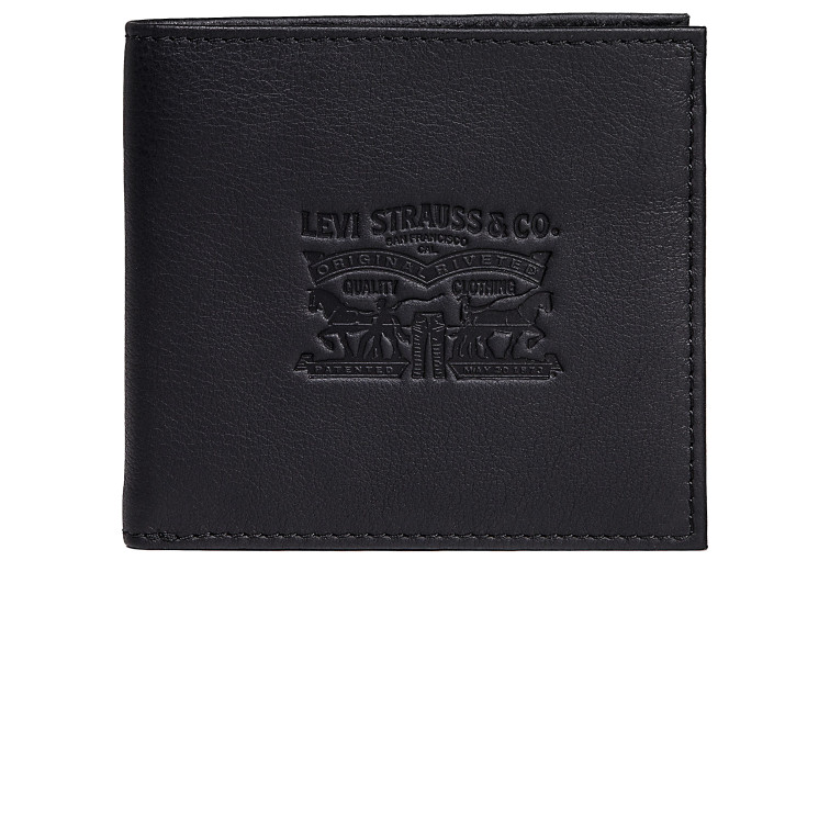 CARTERA VERTICAL VINTAGE HOMBRE LEVIS EN PIEL GRABADA