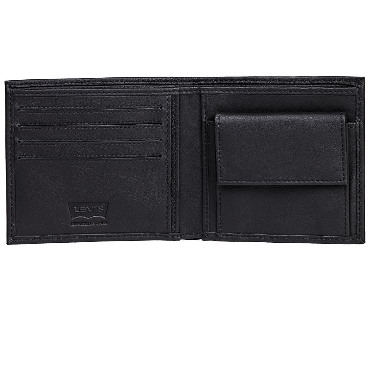 CARTERA VERTICAL VINTAGE HOMBRE LEVIS EN PIEL GRABADA