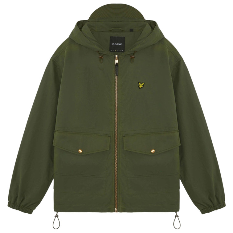 CAZADORA HOMBRE  LYLE & SCOTT WAXED HOODED UTILITY JACKET
