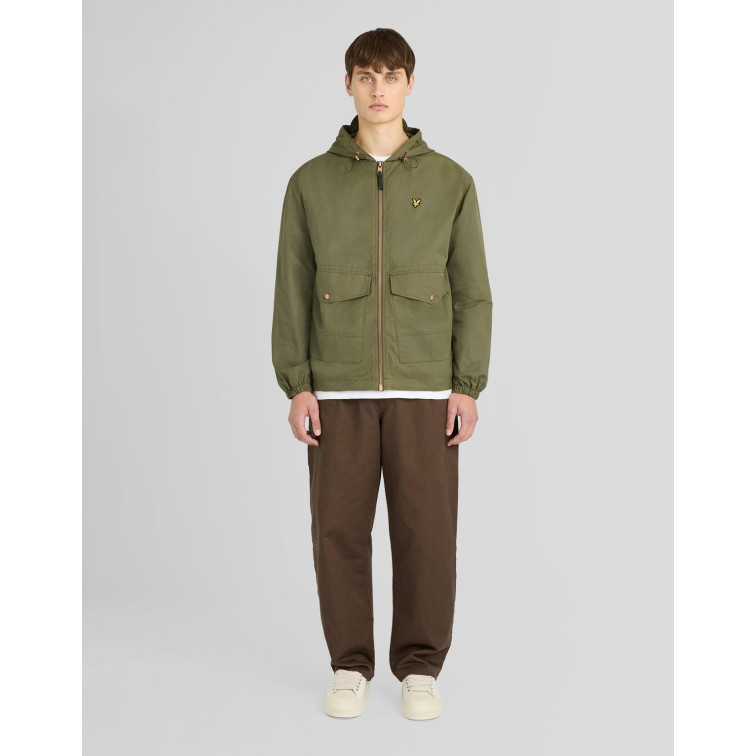 CAZADORA HOMBRE  LYLE & SCOTT WAXED HOODED UTILITY JACKET