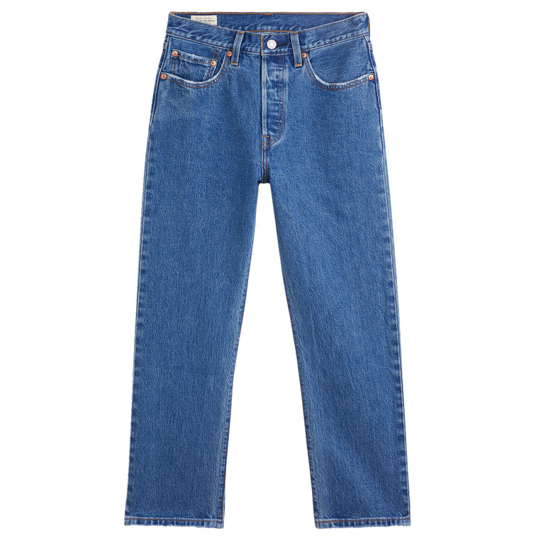 VAQUERO MUJER LEVIS 501 CROP JAZZ POP