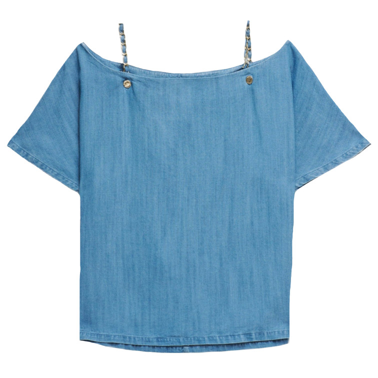 BLUSA MUJER SALSA JEANS EN LIGHTDENIM