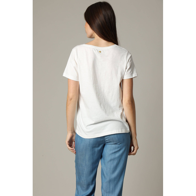 CAMISETA MUJER DEELUXE ESTAMPADO CALAVERA