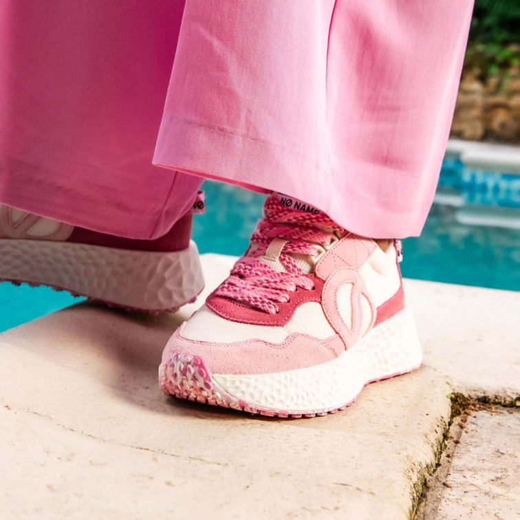 ZAPATILLA MUJER  NONAME CARTER MILKSHAKE W KNIT/SUEDE/