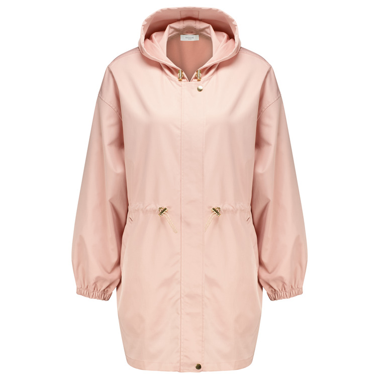 CHAQUETA CON CAPUCHA MUJER DEELUXE FIT HOLGADO