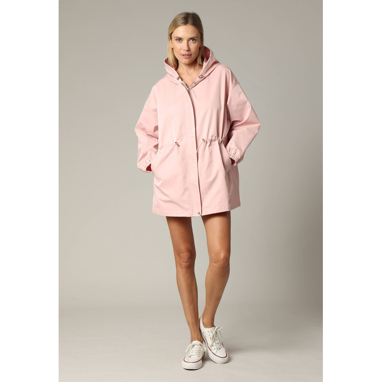 CHAQUETA CON CAPUCHA MUJER DEELUXE FIT HOLGADO