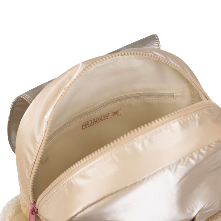 BOLSO MUJER  MUNICH DEEP RECYCLED BACKPACK HONEY