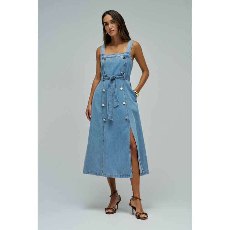 VESTIDO MIDI MUJER SALSA JEANS EN LIGHTDENIM