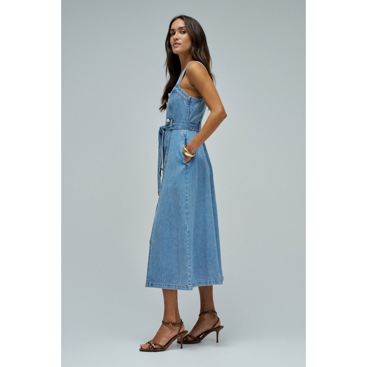 VESTIDO MIDI MUJER SALSA JEANS EN LIGHTDENIM