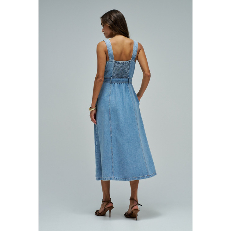 VESTIDO MIDI MUJER SALSA JEANS EN LIGHTDENIM