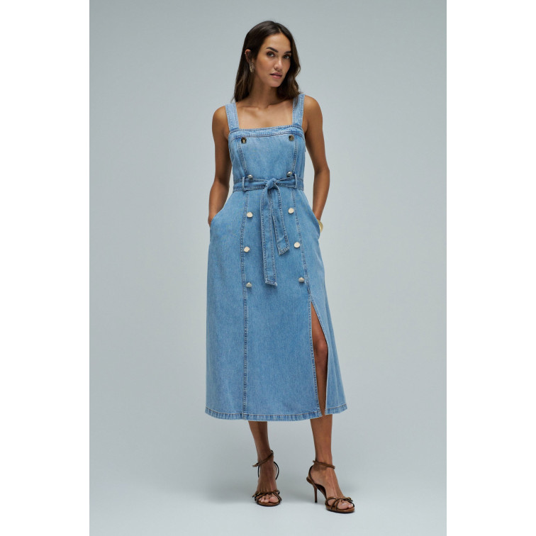 VESTIDO MIDI MUJER SALSA JEANS EN LIGHTDENIM
