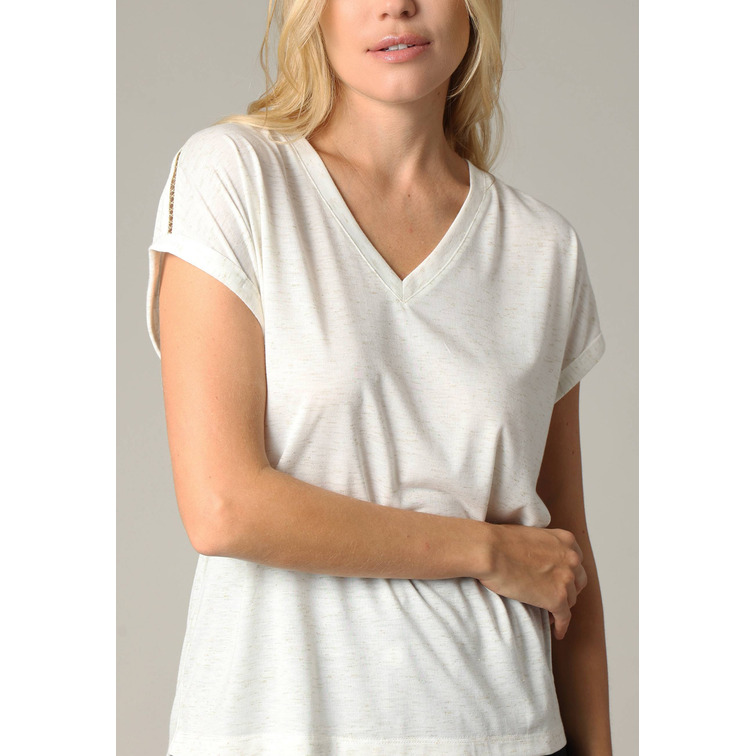 CAMISETA MUJER DEELUXE CUELLO V