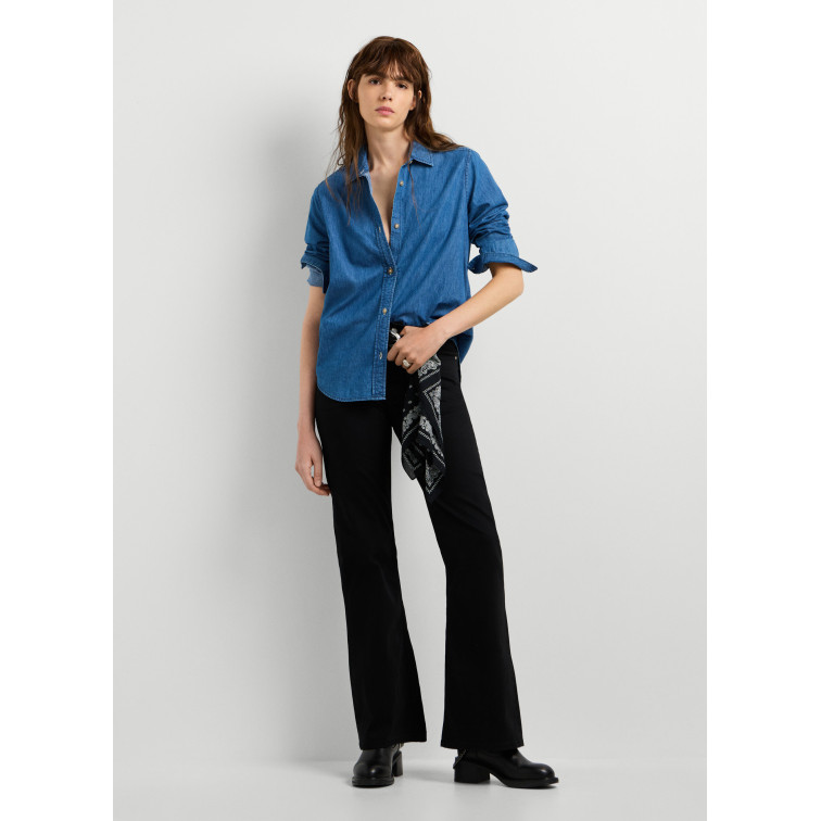 CAMISA DENIM MUJER PEPE JEANS FIT REGULAR
