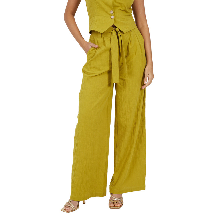 MUJER PANTALON PISTACH