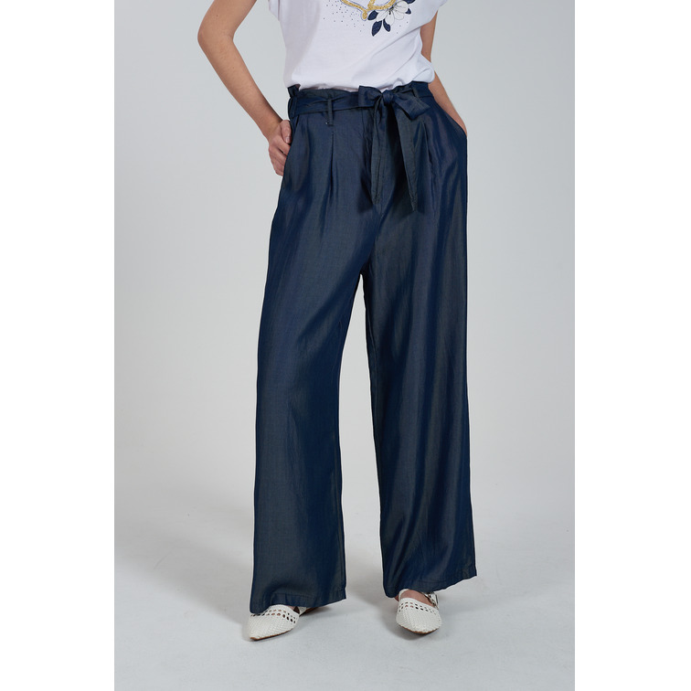 PANTALÓN JOGGER MUJER YESZEE EN TEJIDO DENIM
