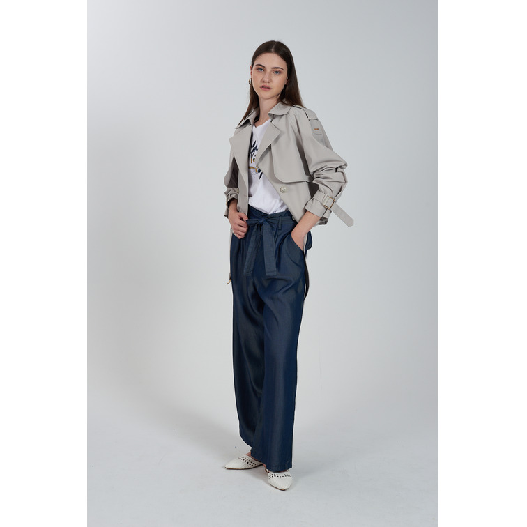 PANTALÓN JOGGER MUJER YESZEE EN TEJIDO DENIM