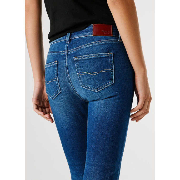 VAQUERO MUJER PEPE JEANS SOHO FIT SKINNY TIRO BAJO