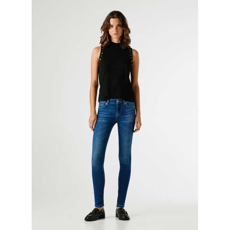 VAQUERO MUJER PEPE JEANS SOHO FIT SKINNY TIRO BAJO