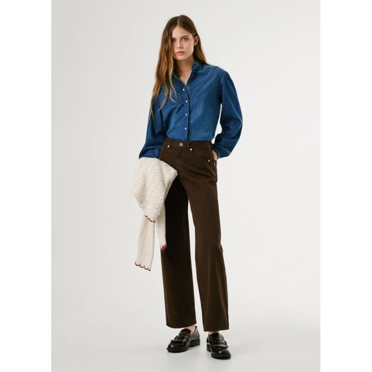 VAQUERO MUJER  PEPE JEANS STRAIGHT JEANS UHW LEXA