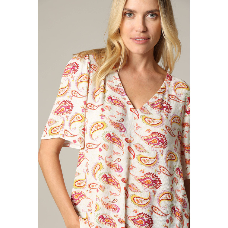 CAMISA MUJER  DEELUX TALMI BL W M+