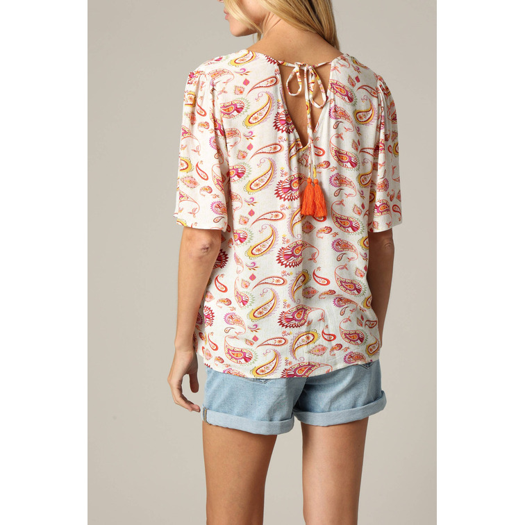 CAMISA MUJER  DEELUX TALMI BL W M+