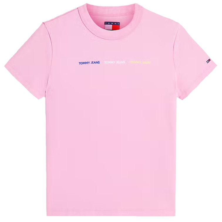 CAMISETA MUJER  TOMMY HILFIGER TJW REG TJ REPEAT WASH TEE