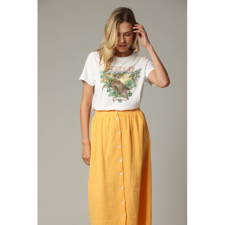 CAMISETA MUJER DEELUXE ESTAMPADO JUNGLA