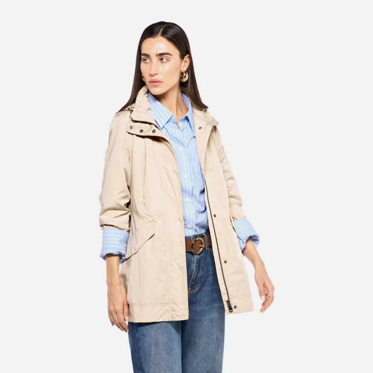 CHAQUETA CORTAVIENTOS MUJER GEOX ANNYA CON CAPUCHA