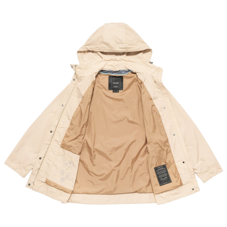 CHAQUETA CORTAVIENTOS MUJER GEOX ANNYA CON CAPUCHA