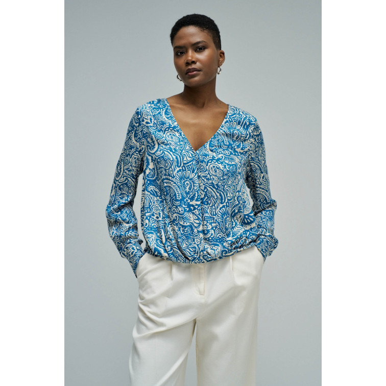 BLUSA SATINADA MUJER SALSA JEANS CON ESTAMPADO
