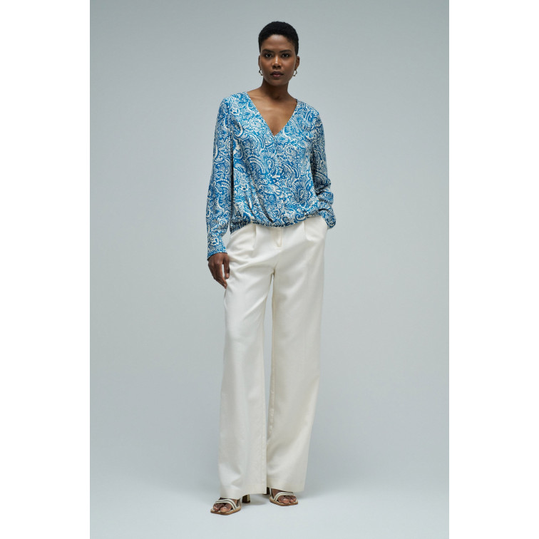 BLUSA SATINADA MUJER SALSA JEANS CON ESTAMPADO