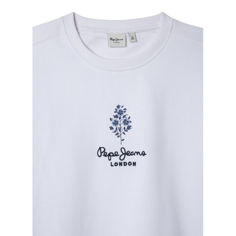 SUDADERA NIÑA PEPE JEANS LOGO ESTAMPADO