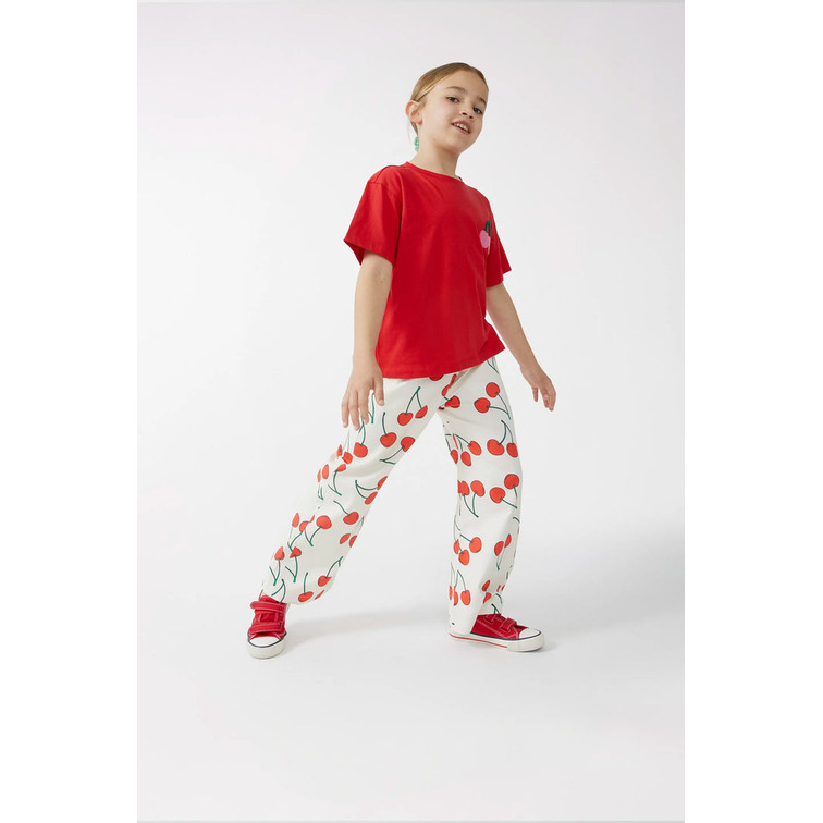 CAMISETA INFANTIL COMPAÑIA FANTASTICA PRINT CEREZA