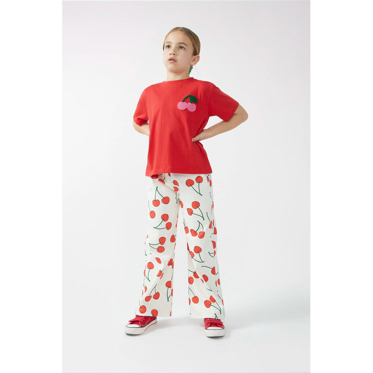 CAMISETA INFANTIL COMPAÑIA FANTASTICA PRINT CEREZA