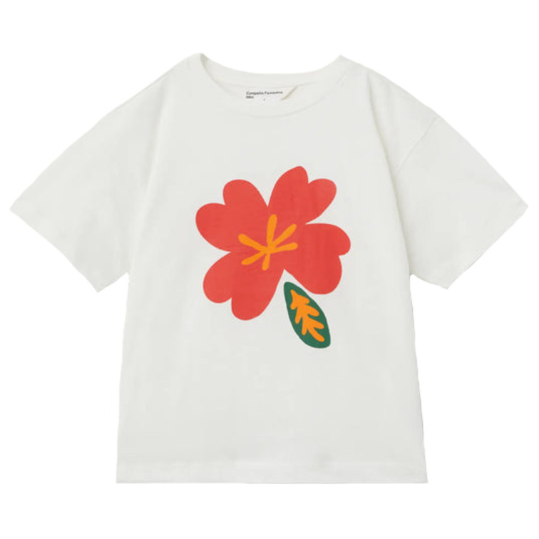 CAMISETA NIÑA  CIAFAN CAMISETA UNISEX PRINT DE FLOR