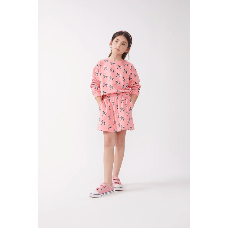 FALDA CORTA NIÑA COMPAÑIA FANTASTICA ESTAMPADO SAFARI