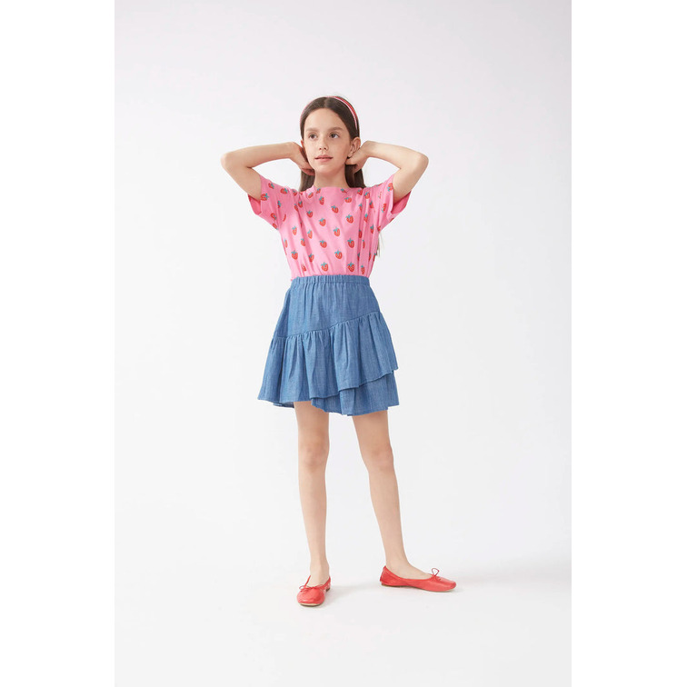 FALDA CORTA VAQUERA NIÑA COMPAÑIA FANTASTICA