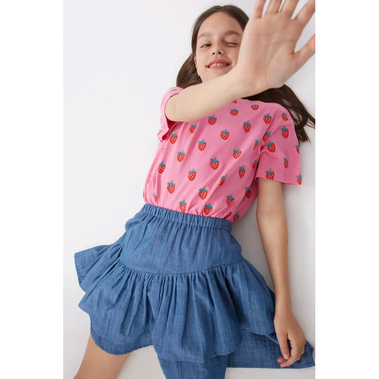FALDA CORTA VAQUERA NIÑA COMPAÑIA FANTASTICA