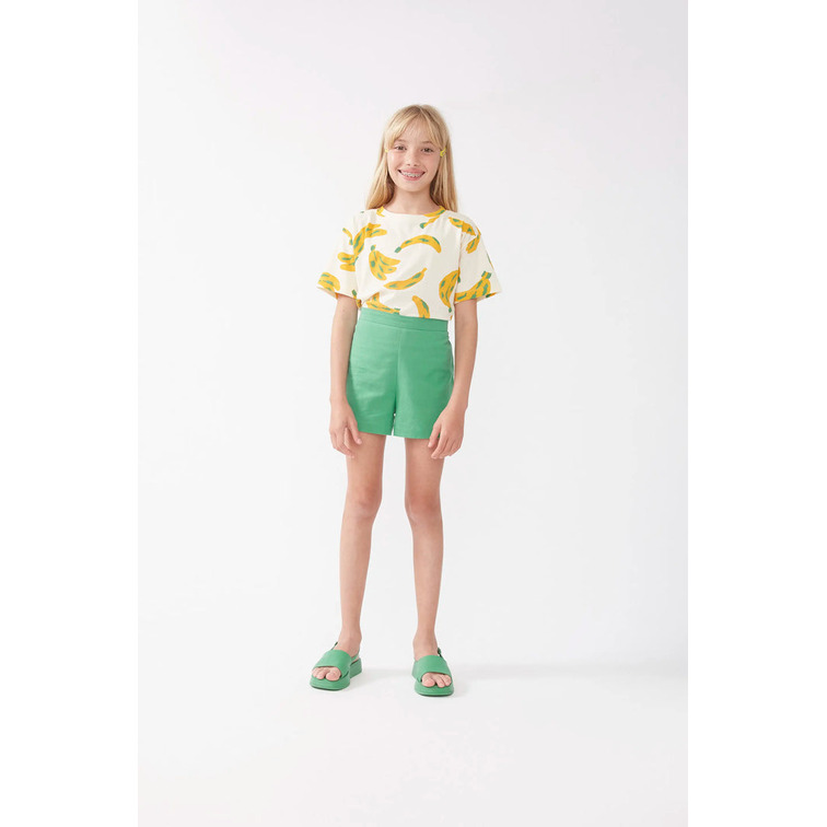 PANTALÓN CORTO NIÑA COMPAÑIA FANTASTICA VERDE