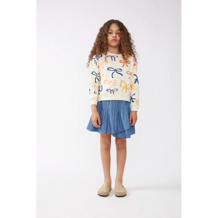 NIÑA SUDADERA UNISEX ESTAMPADO DE L CONVERSA
