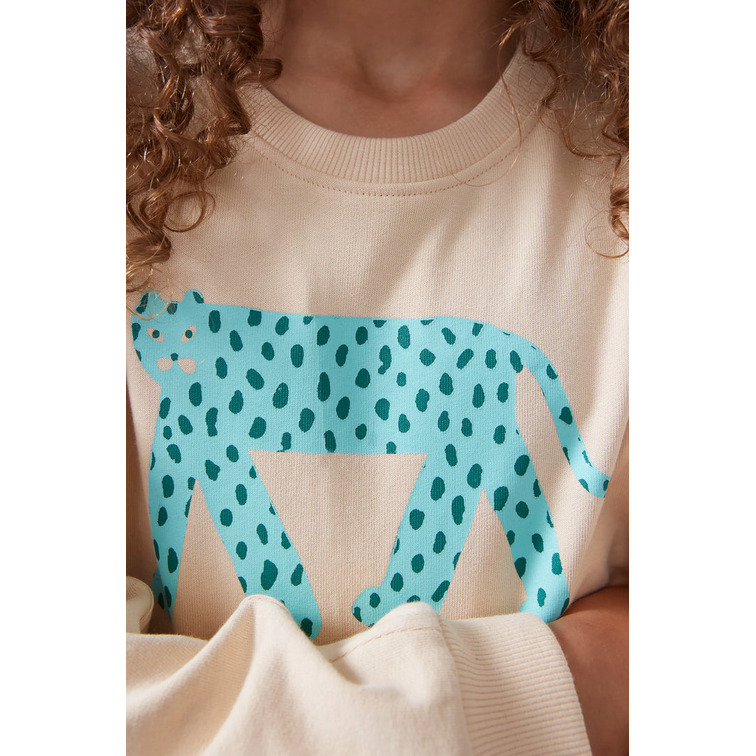 SUDADERA INFANTIL COMPAÑÍA FANTÁSTICA PRINT JAGUAR