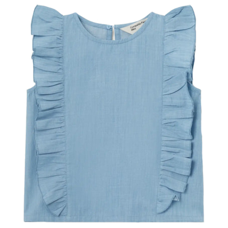 CAMISETA NIÑA  CIAFAN TOP DE NIÑA EFECTO DENIM