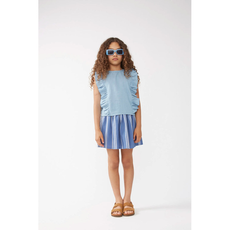 CAMISETA NIÑA  CIAFAN TOP DE NIÑA EFECTO DENIM