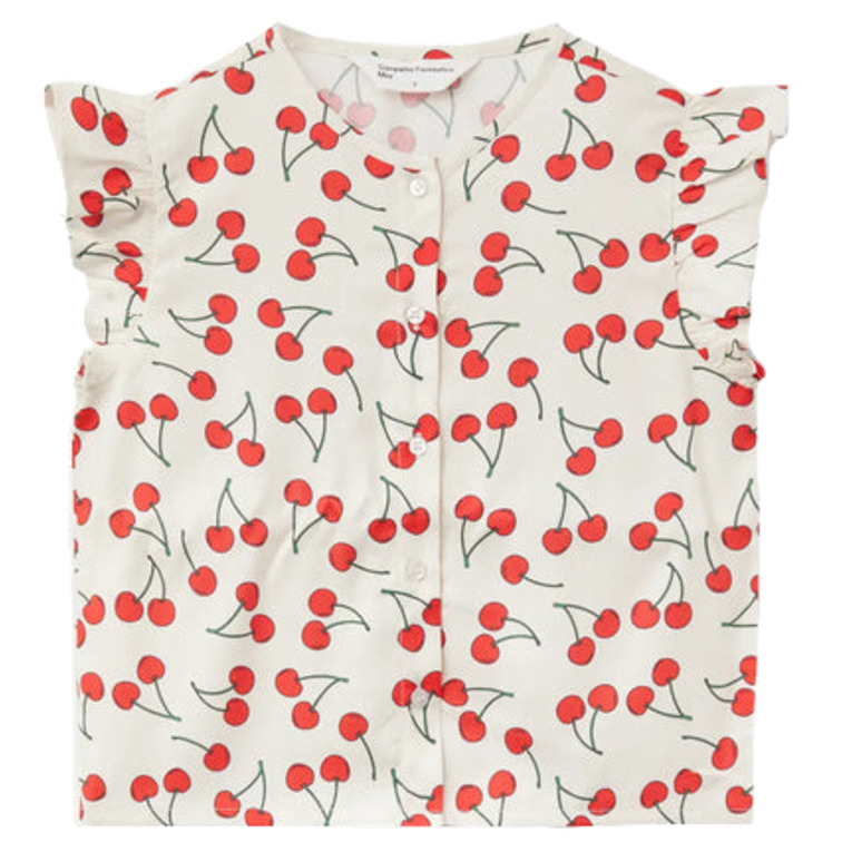 TOP NIÑA COMPAÑIA FANTASTICA ESTAMPADO CEREZAS