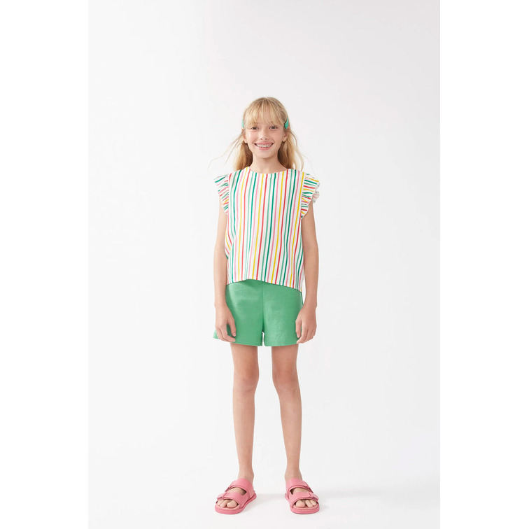CAMISETA NIÑA  CIAFAN TOP DE NIÑA RAYAS MULTICOLOR