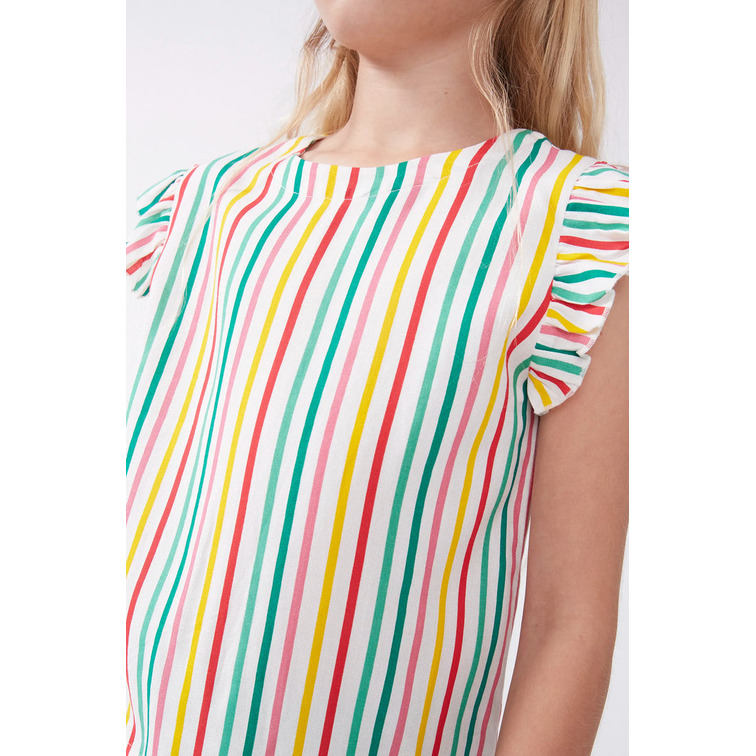CAMISETA NIÑA  CIAFAN TOP DE NIÑA RAYAS MULTICOLOR